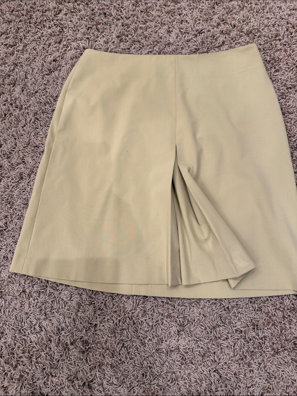 Women's Classic A-Line Skirt in Light lime green